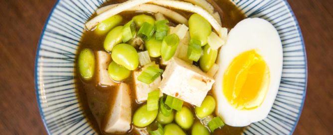 Miso soup with zucchini noodles | Jennifer Tyler Lee